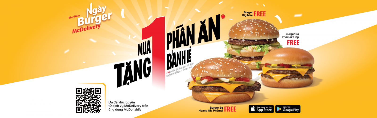 Ưu đãi Burger McDonald's