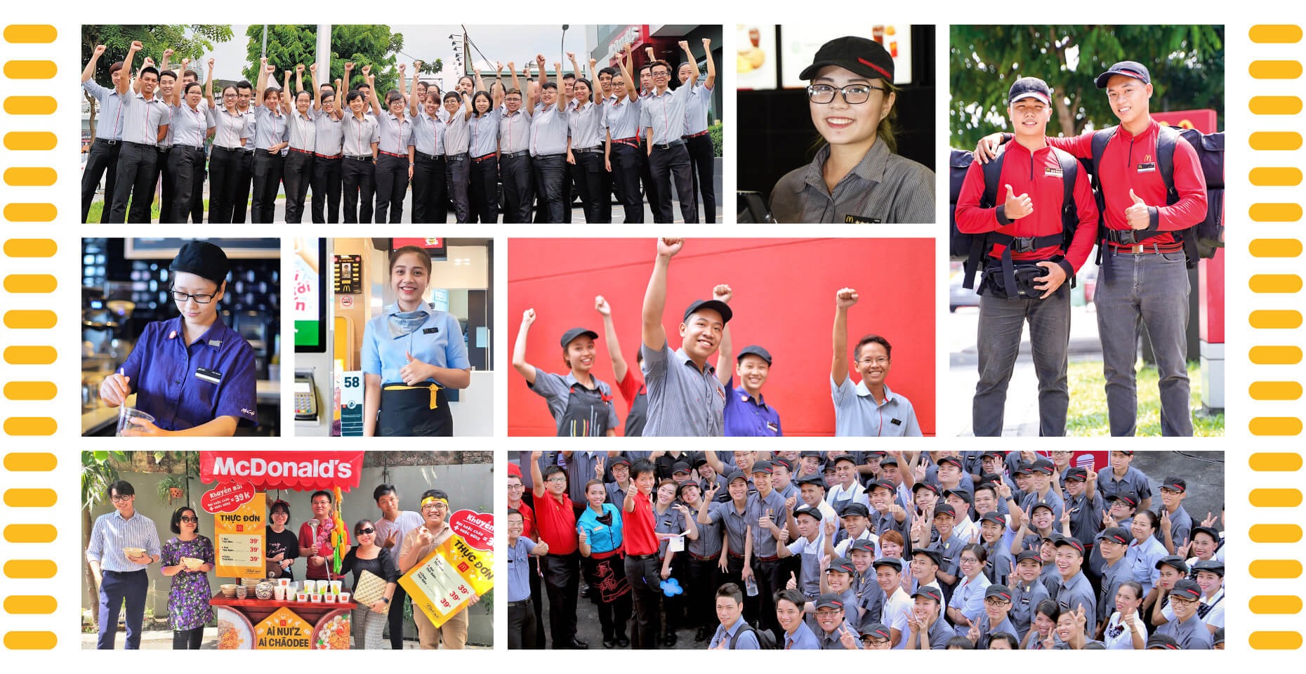 Đội ngũ nhân viên McDonald's Vietnam
